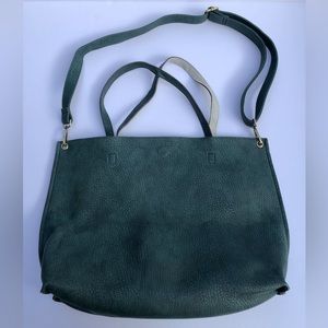 Free People Large Reversible Vegan Faux Leather Slouchy Tote